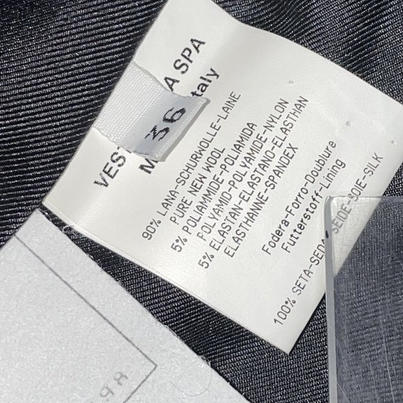 emanuel ungaro Black Colored Jacket Vestimenta Spa Size 4 - Picture 8 of 9